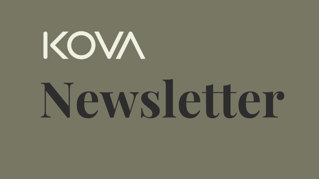 KOVA Newsletter